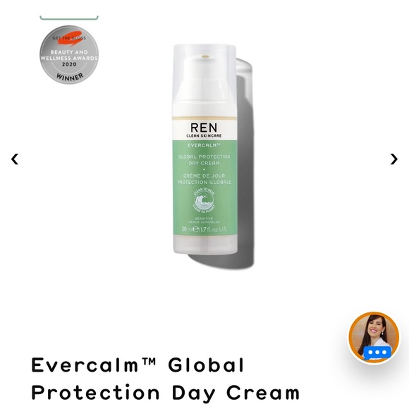 REN Evercalm Global Protection Day Cream, 1.7oz/50ml, NEW - Picture 3 of 6